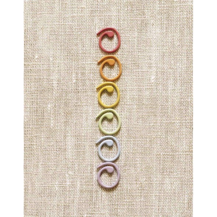 Colored Split Ring Markers fra CocoKnits