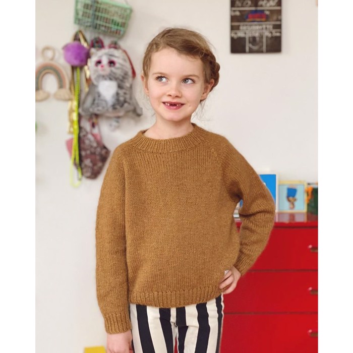 Ingen dikkedarer sweater junior fra PetiteKnit