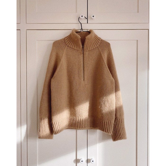 Zipper Sweater fra PetiteKnit